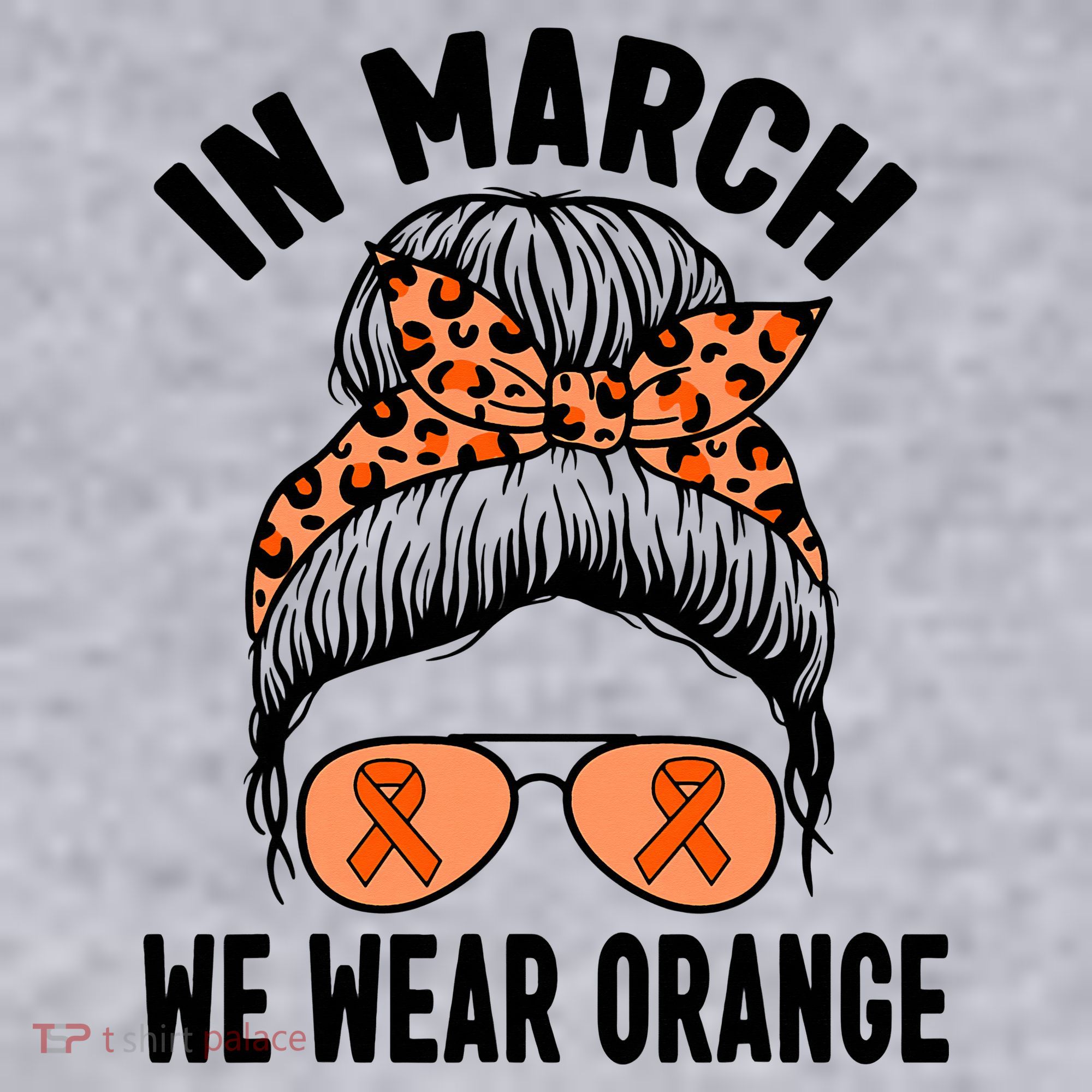 In March We Wear Orange MS Multiple Sclerosis Women's Sweatshirt