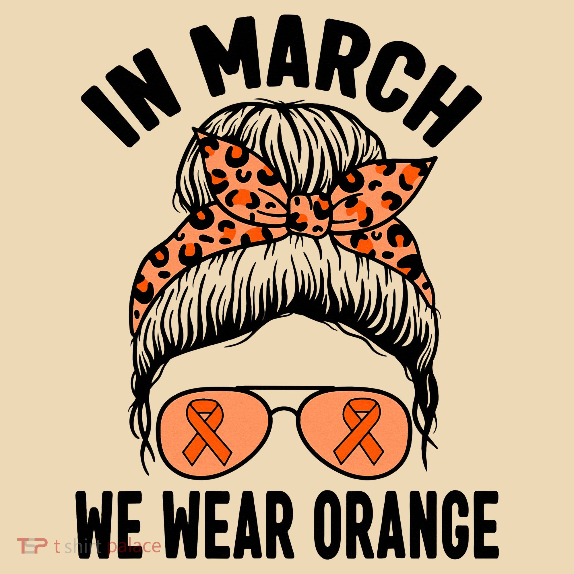 In March We Wear Orange MS Multiple Sclerosis Tote Bag