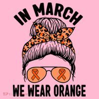 In March We Wear Orange MS Multiple Sclerosis Coaster thumb 2