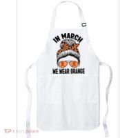 In March We Wear Orange MS Multiple Sclerosis Apron thumb 0