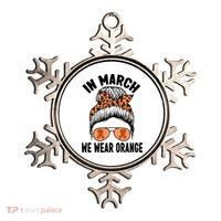 In March We Wear Orange MS Multiple Sclerosis Ornament thumb 0