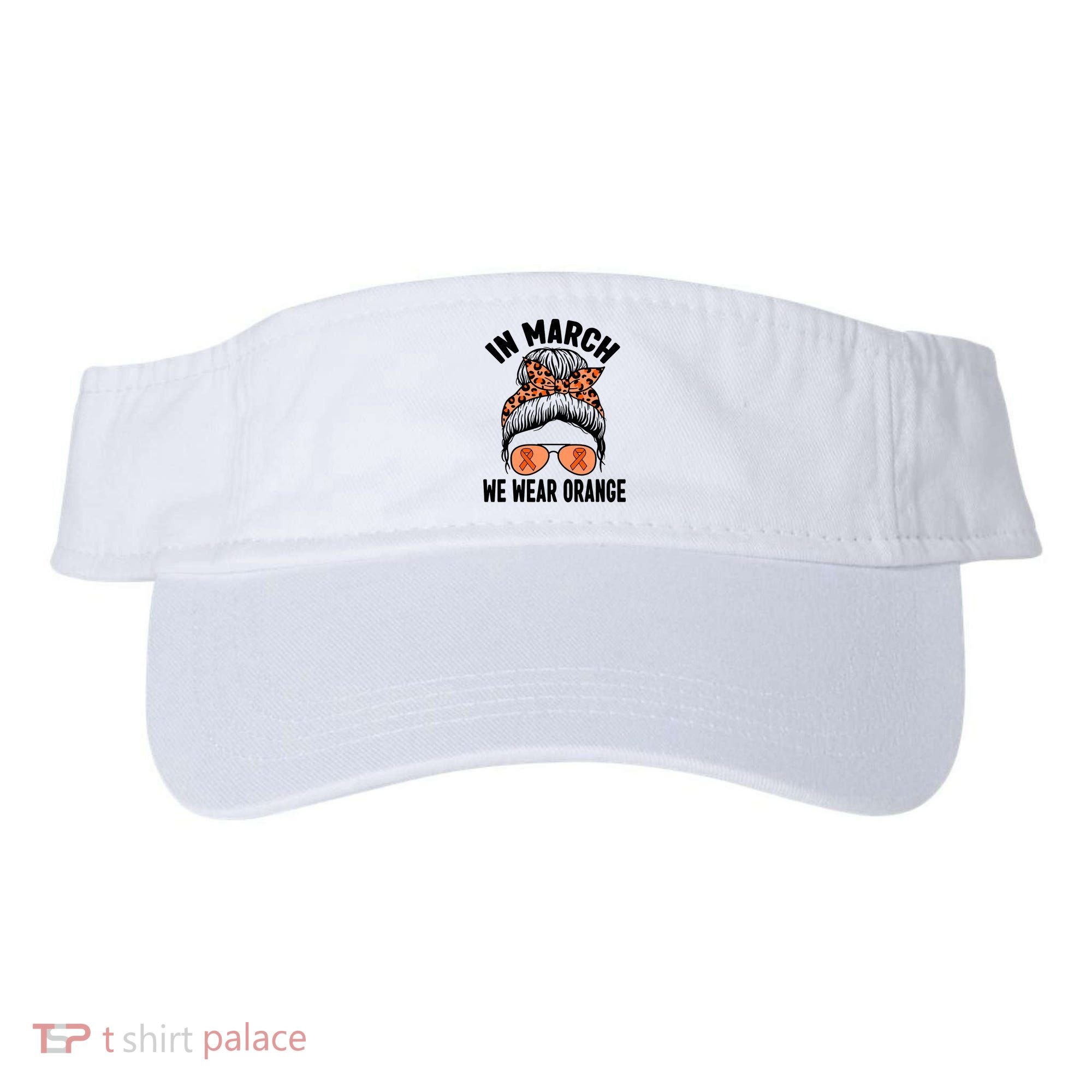 In March We Wear Orange MS Multiple Sclerosis Visor