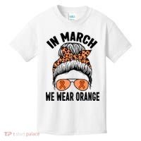 In March We Wear Orange MS Multiple Sclerosis Kids T-Shirt thumb 0