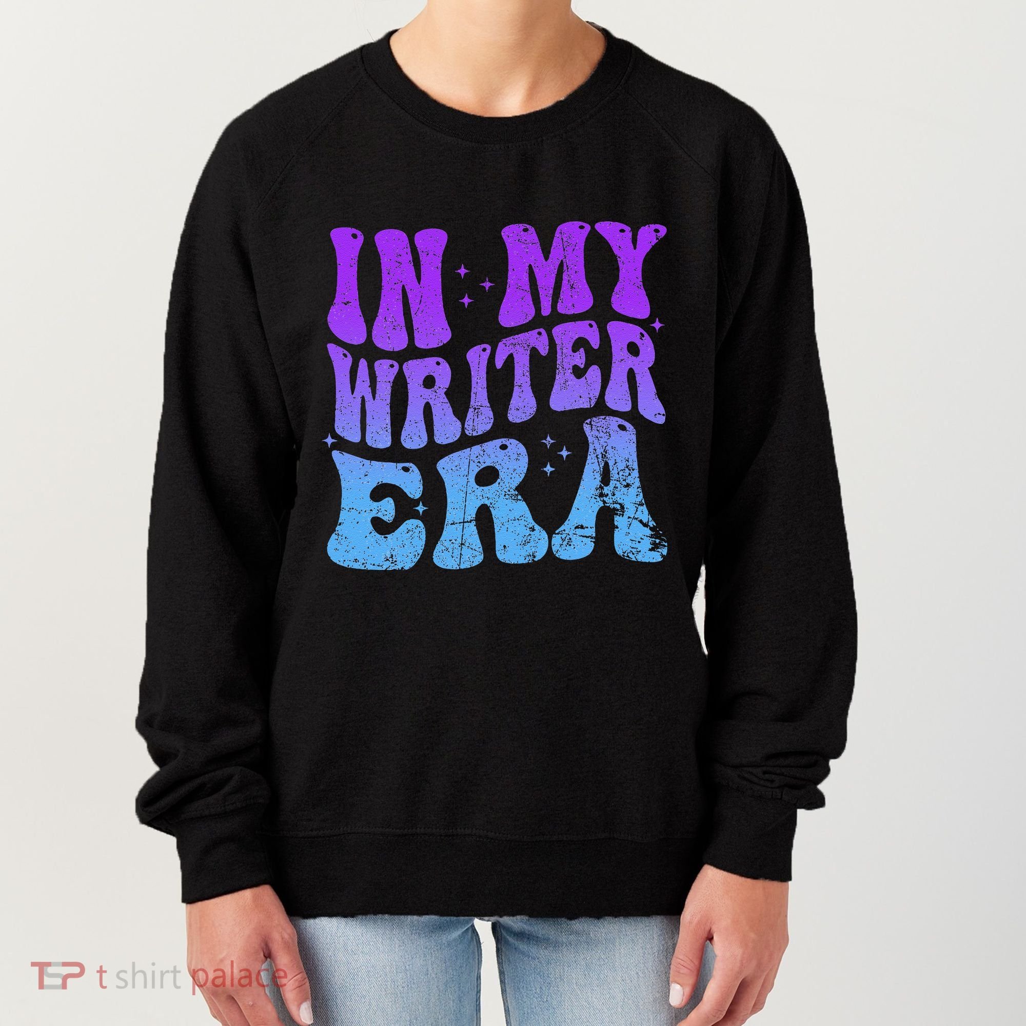 In My Writer Era Story Author Writing Book Journalist Retro Women's Sweatshirt