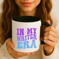 In My Writer Era Story Author Writing Book Journalist Retro Coffee Mug thumb 3