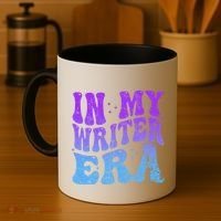 In My Writer Era Story Author Writing Book Journalist Retro Coffee Mug thumb 4