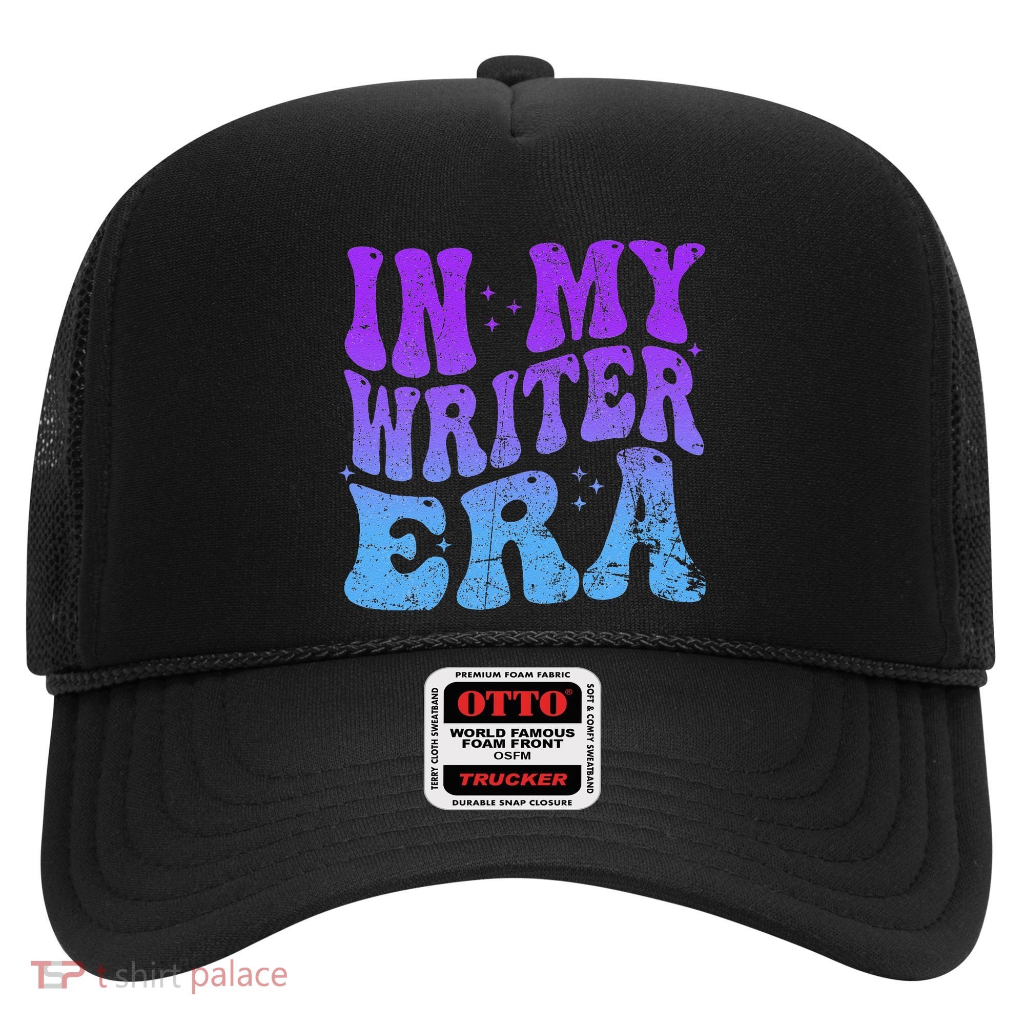 In My Writer Era Story Author Writing Book Journalist Retro Hat