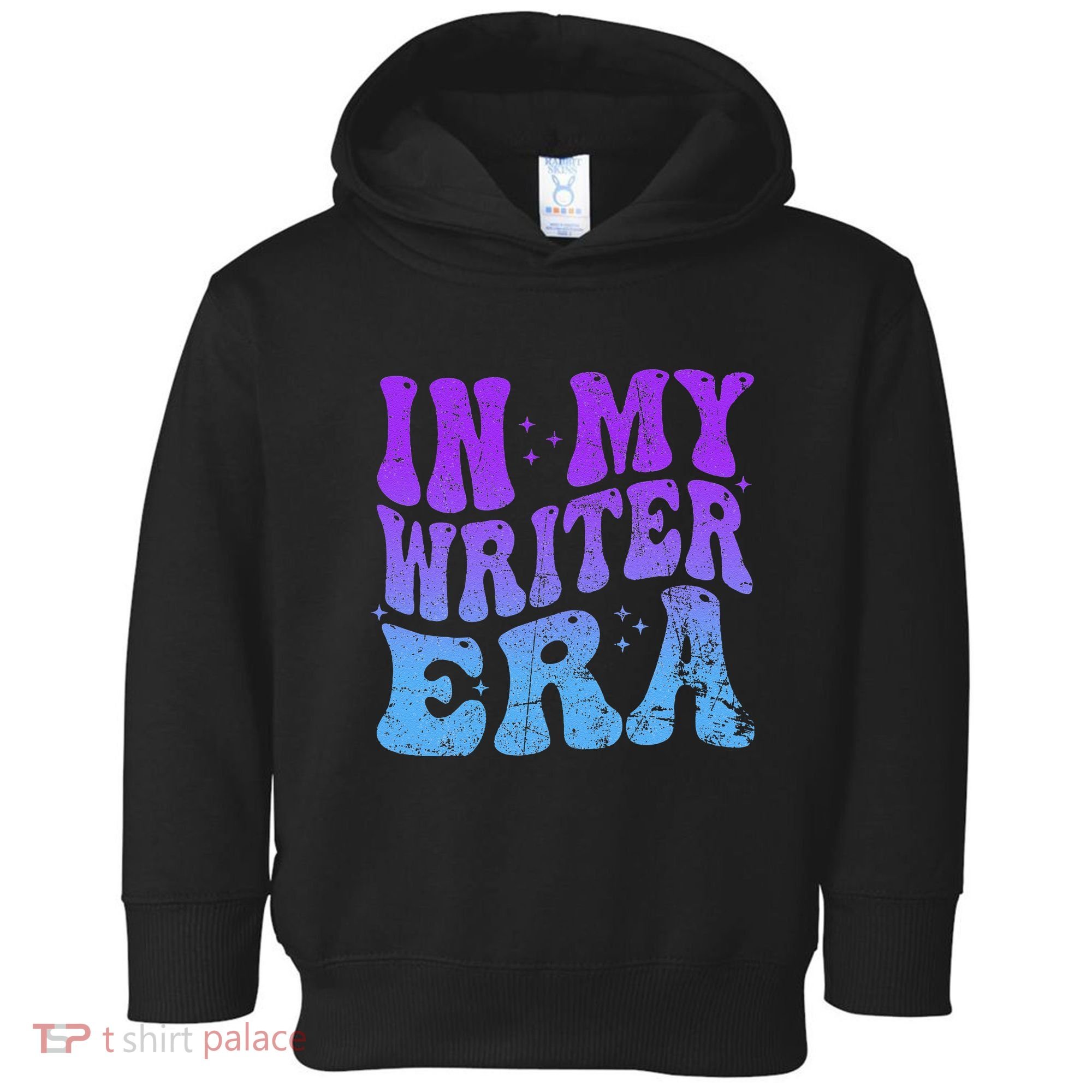 In My Writer Era Story Author Writing Book Journalist Retro Toddler Hoodie