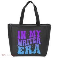 In My Writer Era Story Author Writing Book Journalist Retro Tote Bag thumb 0