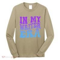 In My Writer Era Story Author Writing Book Journalist Retro Long Sleeve Shirt thumb 0