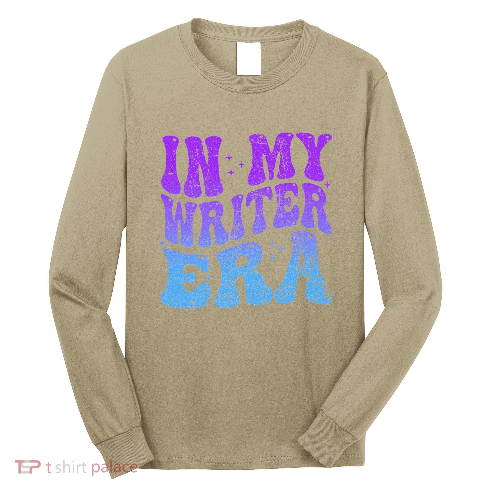 In My Writer Era Story Author Writing Book Journalist Retro Long Sleeve Shirt