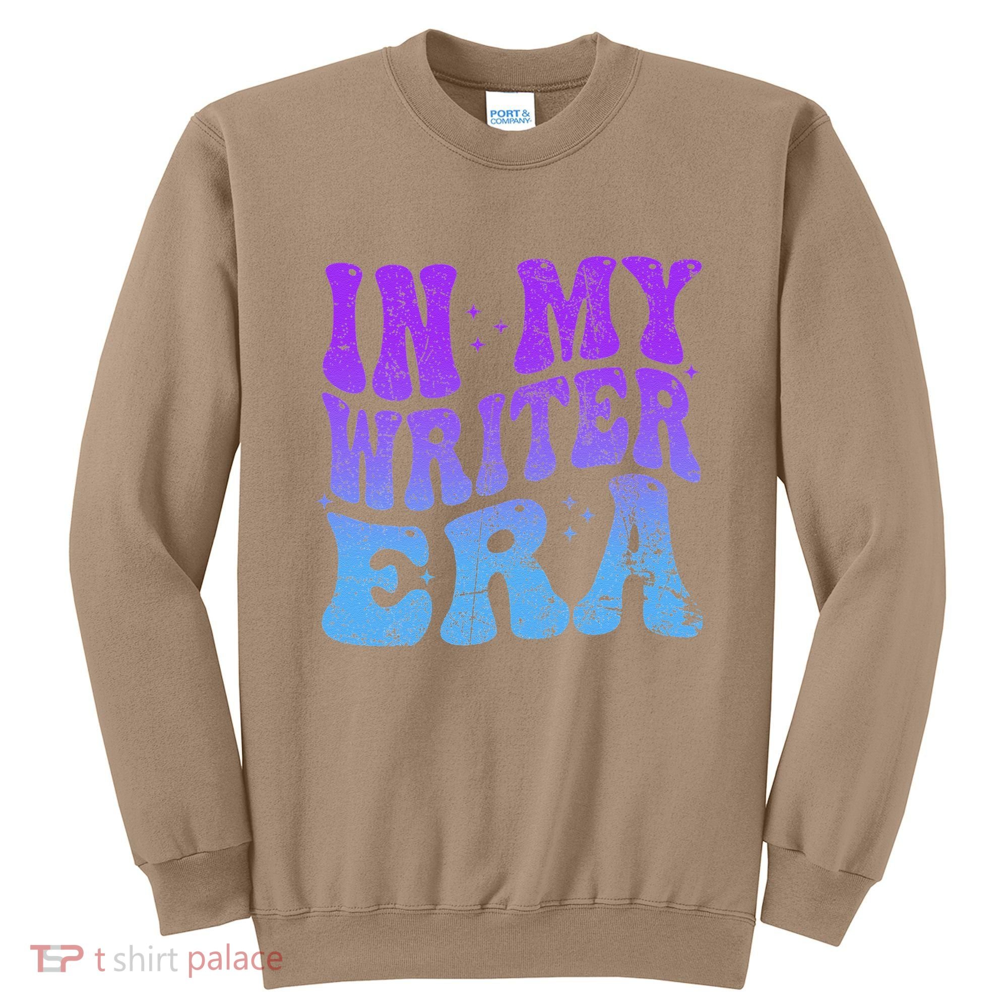 In My Writer Era Story Author Writing Book Journalist Retro Sweatshirt
