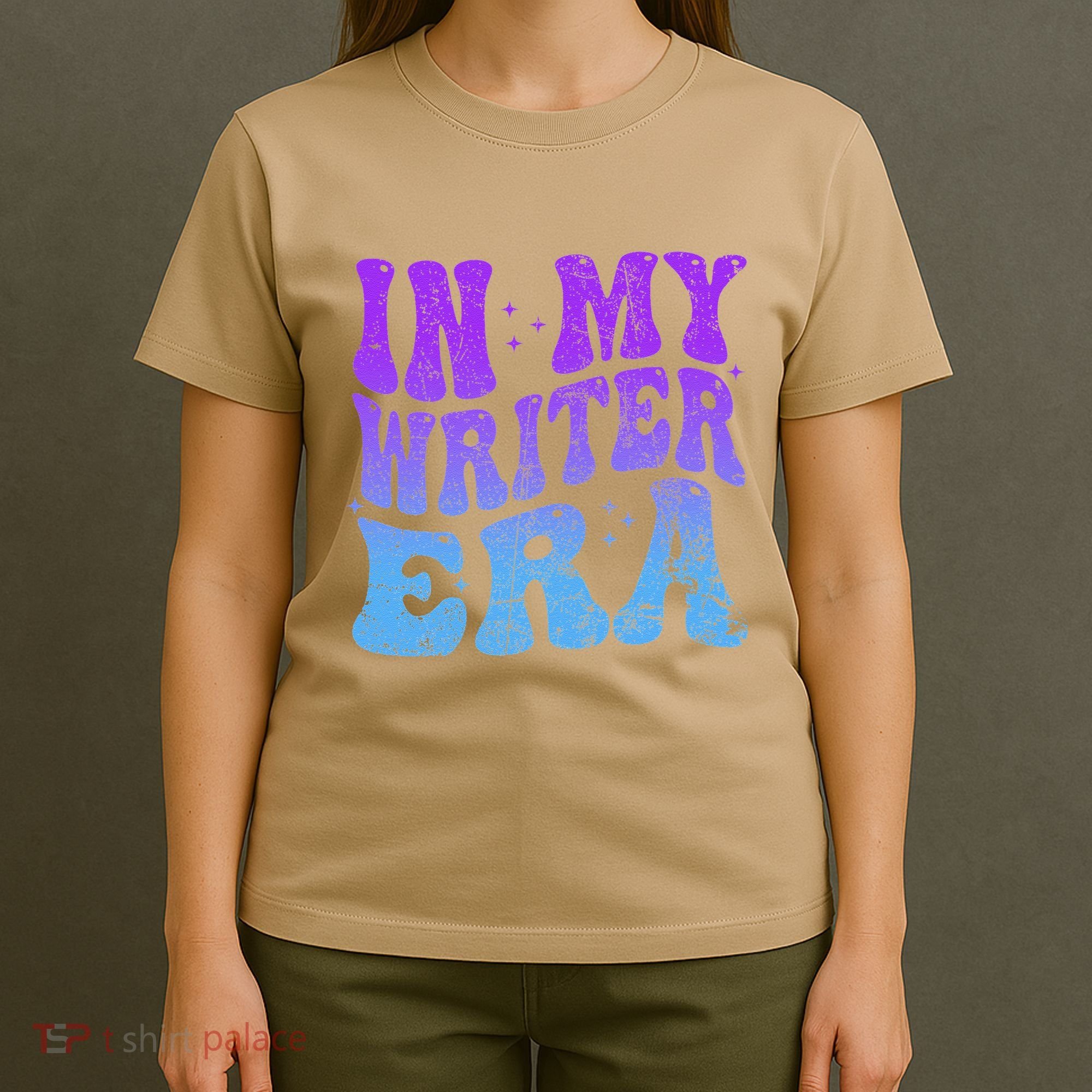 In My Writer Era Story Author Writing Book Journalist Retro T-Shirt
