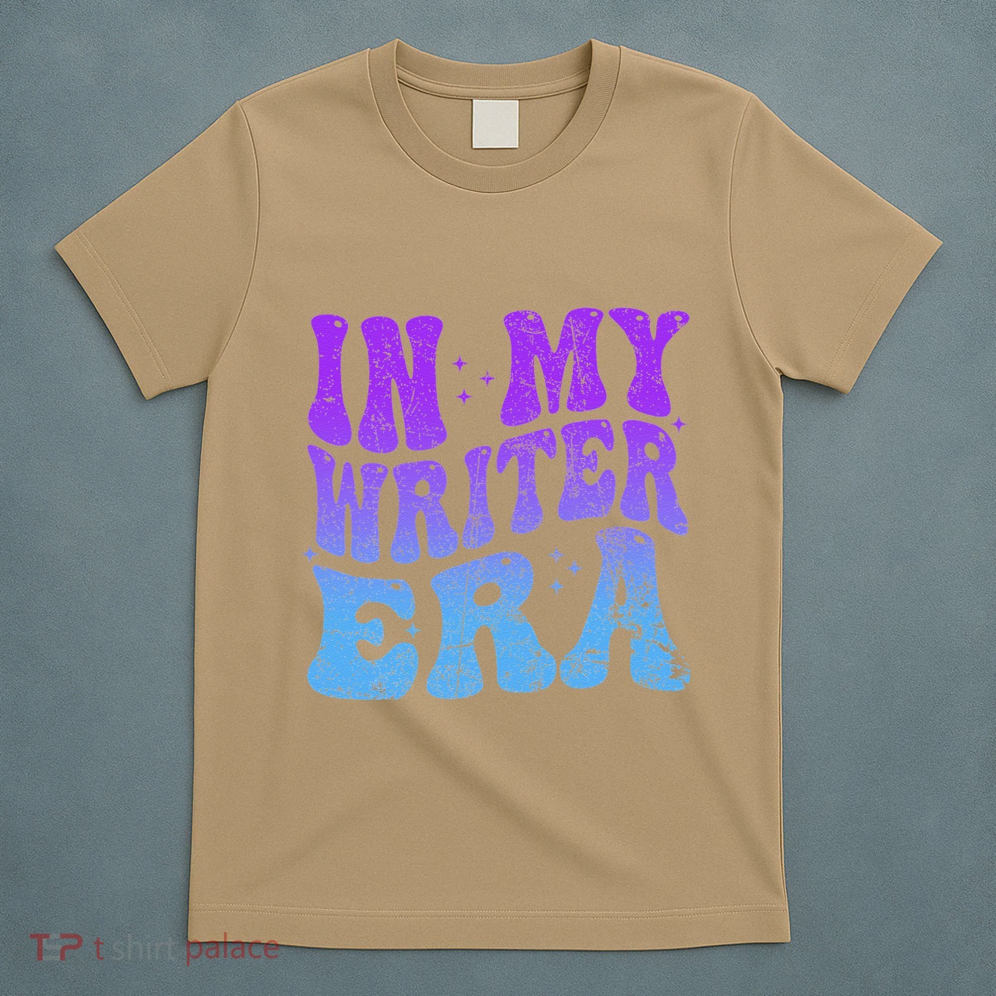 In My Writer Era Story Author Writing Book Journalist Retro T-Shirt