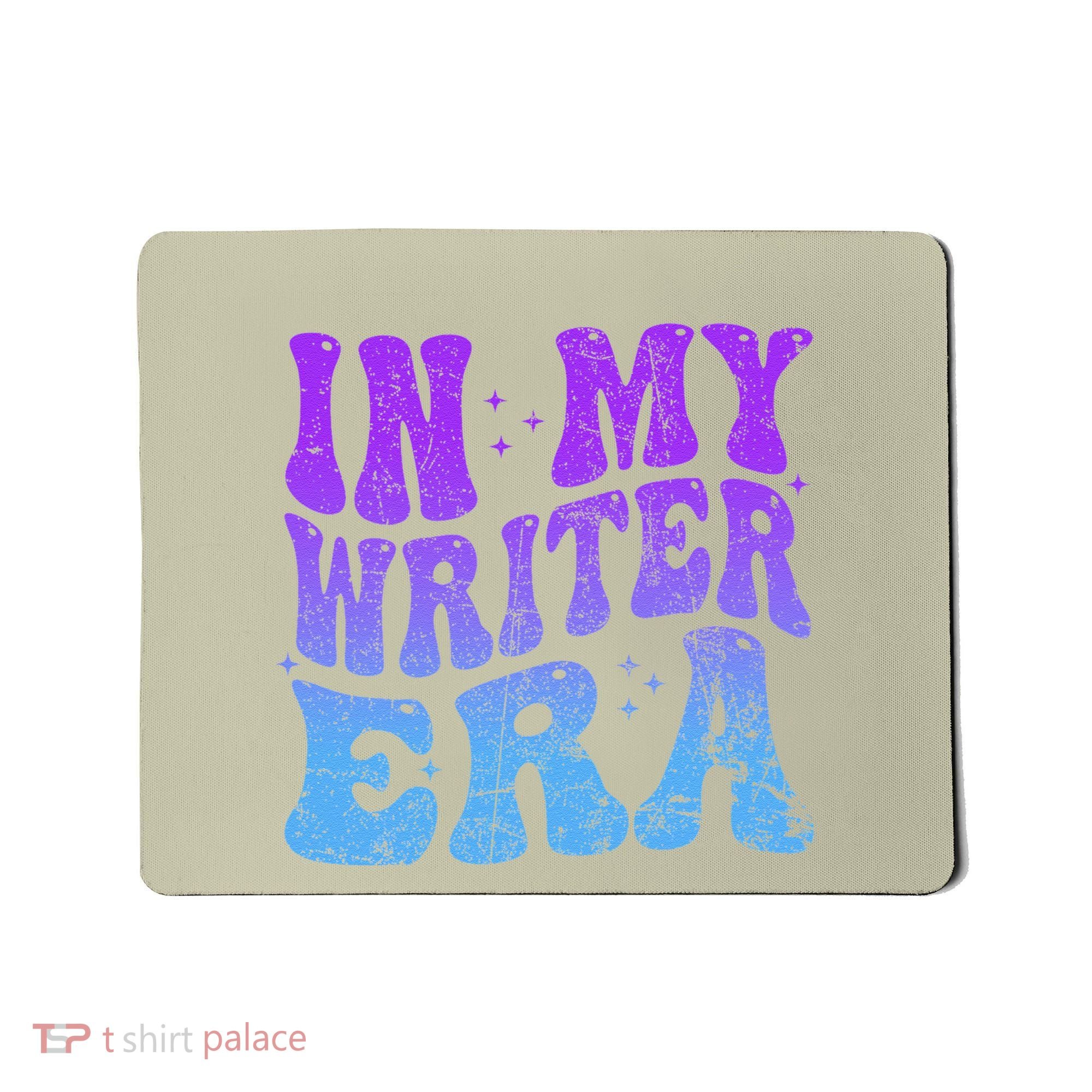 In My Writer Era Story Author Writing Book Journalist Retro Mousepad