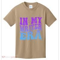 In My Writer Era Story Author Writing Book Journalist Retro Kids T-Shirt thumb 0
