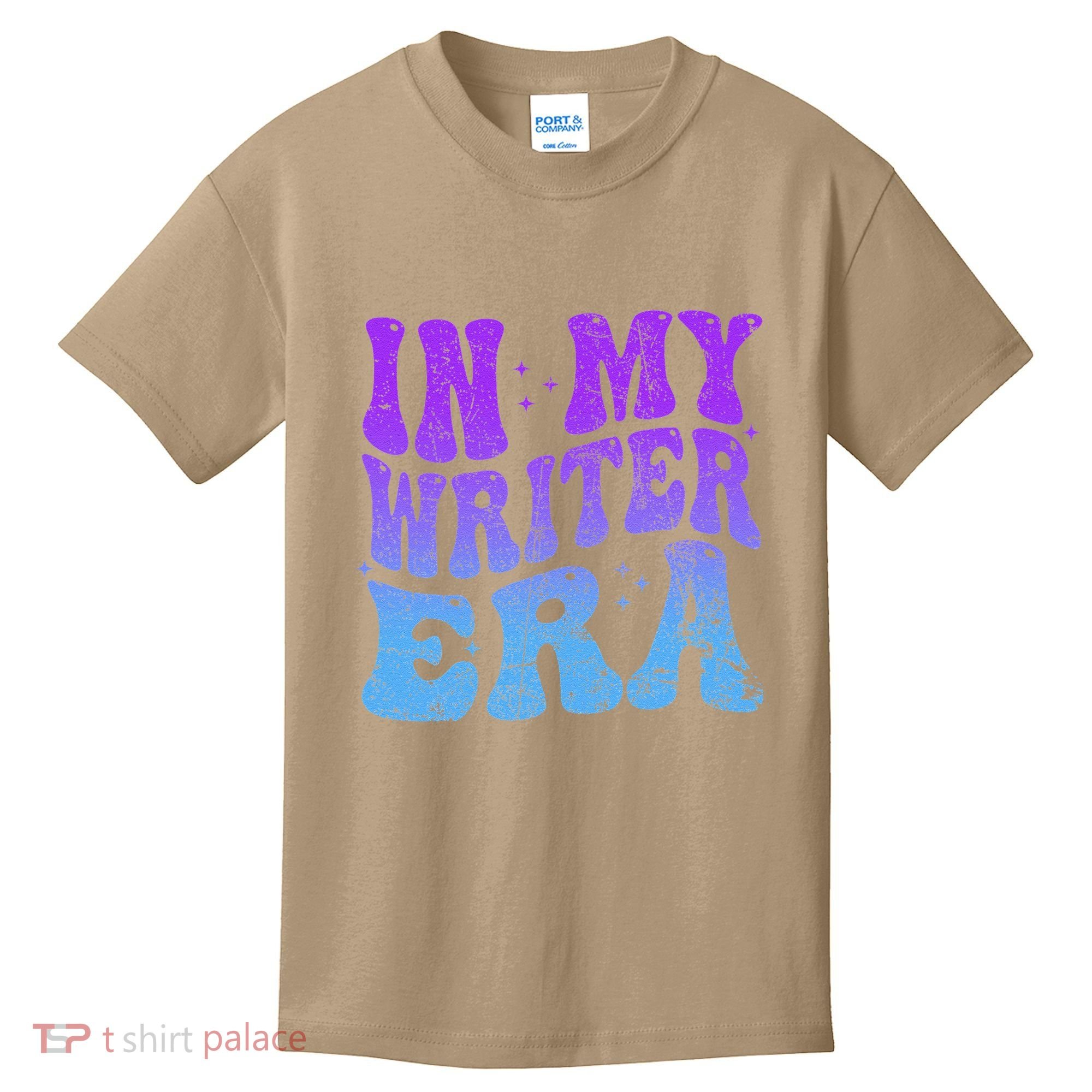 In My Writer Era Story Author Writing Book Journalist Retro Kids T-Shirt