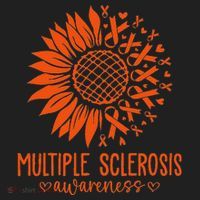 In March We Wear Orange Ribbon Ms Warrior Multiple Sclerosis Beanie thumb 2