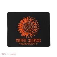 In March We Wear Orange Ribbon Ms Warrior Multiple Sclerosis Mousepad thumb 0