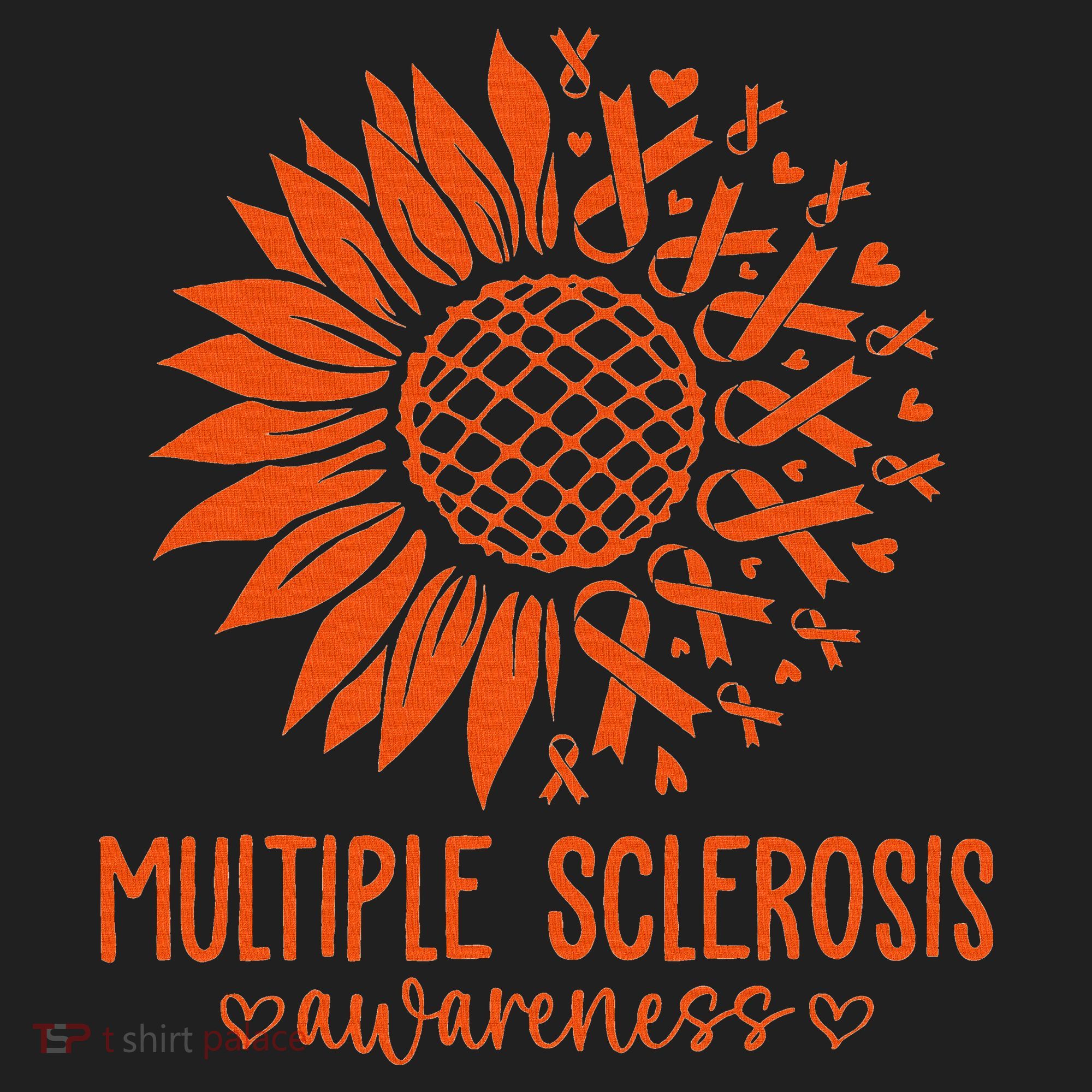 In March We Wear Orange Ribbon Ms Warrior Multiple Sclerosis Hat