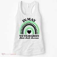 In May We Wear Green Mental Health Awareness Women's Tank Top thumb 0