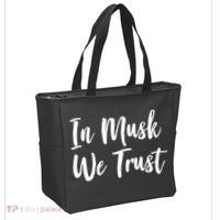In Musk We Trust Elon Tote Bag thumb 2