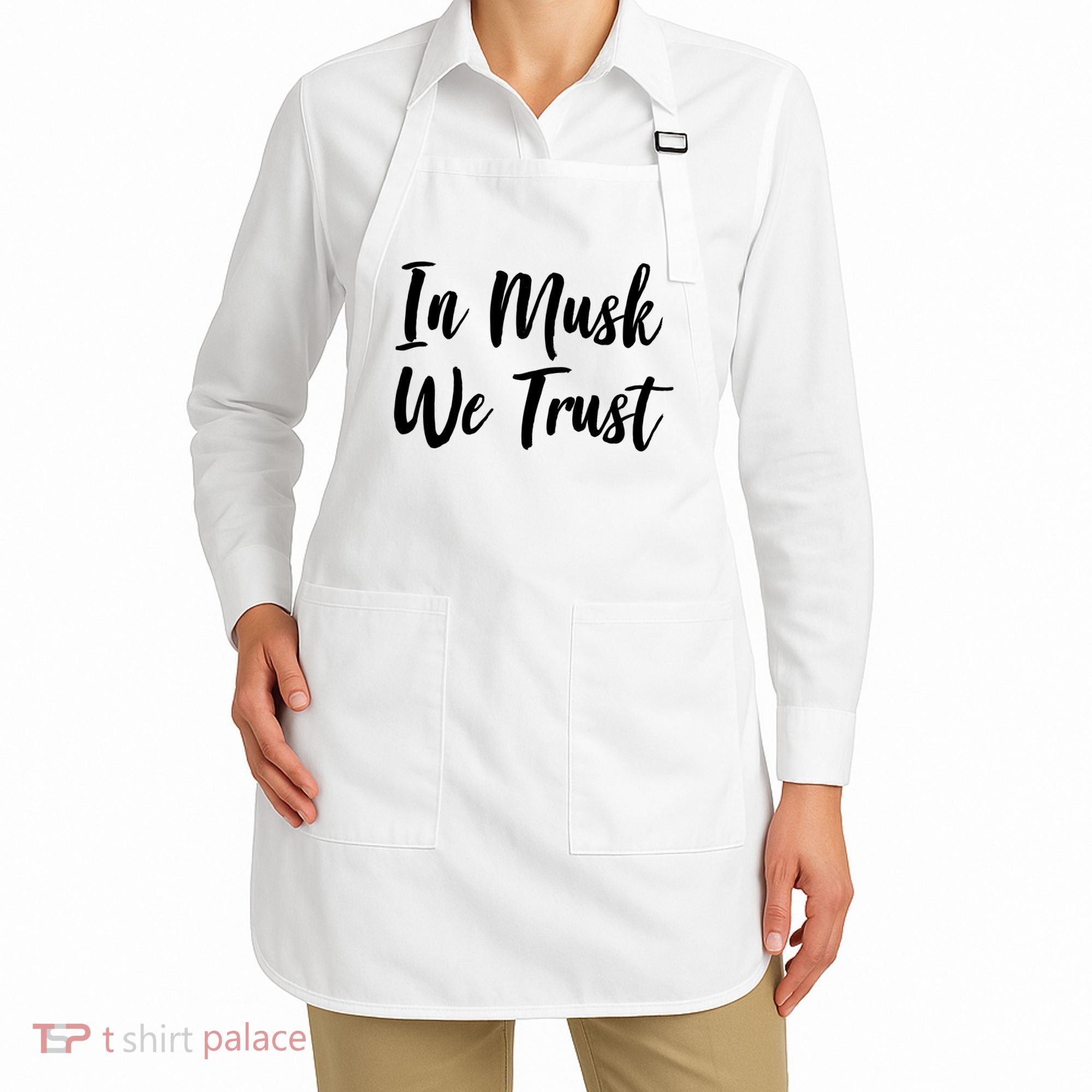 In Musk We Trust Elon Apron