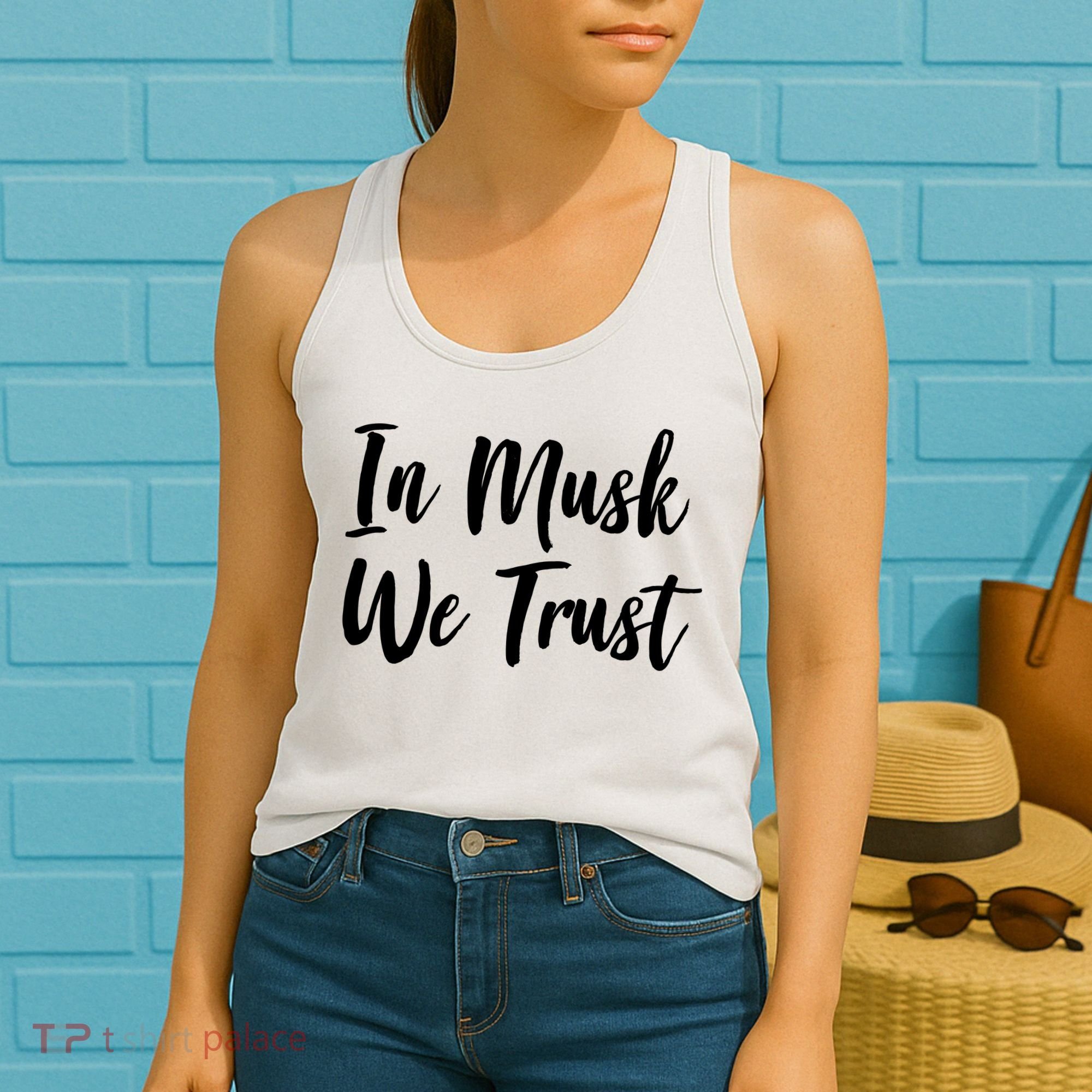In Musk We Trust Elon Women's Tank Top