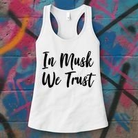 In Musk We Trust Elon Women's Tank Top thumb 3