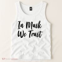 In Musk We Trust Elon Tank Top thumb 2