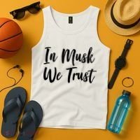 In Musk We Trust Elon Tank Top thumb 4