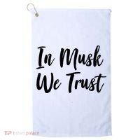 In Musk We Trust Elon Golf Towel thumb 0