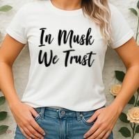In Musk We Trust Elon Women's T-Shirt thumb 2