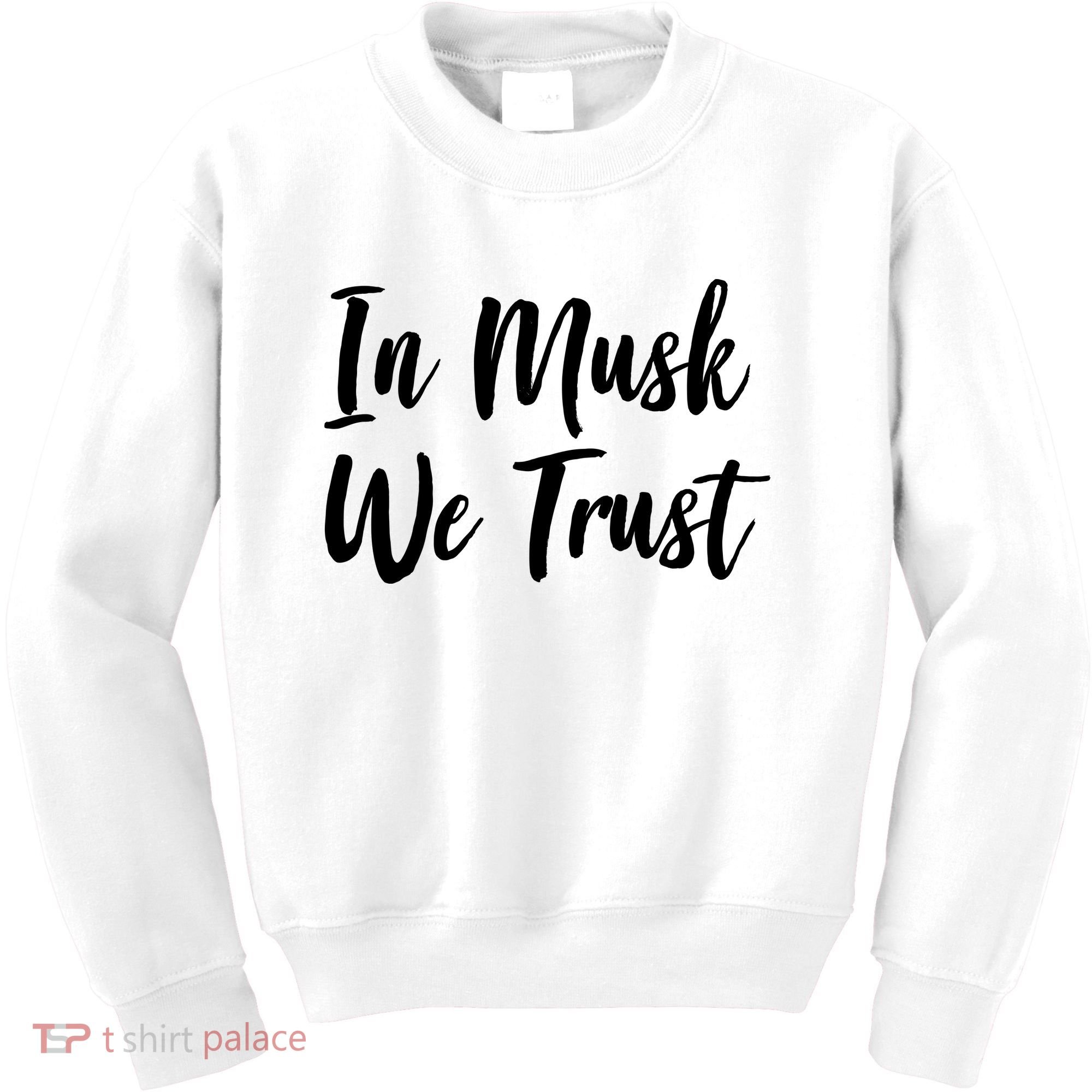 In Musk We Trust Elon Kids Sweatshirt