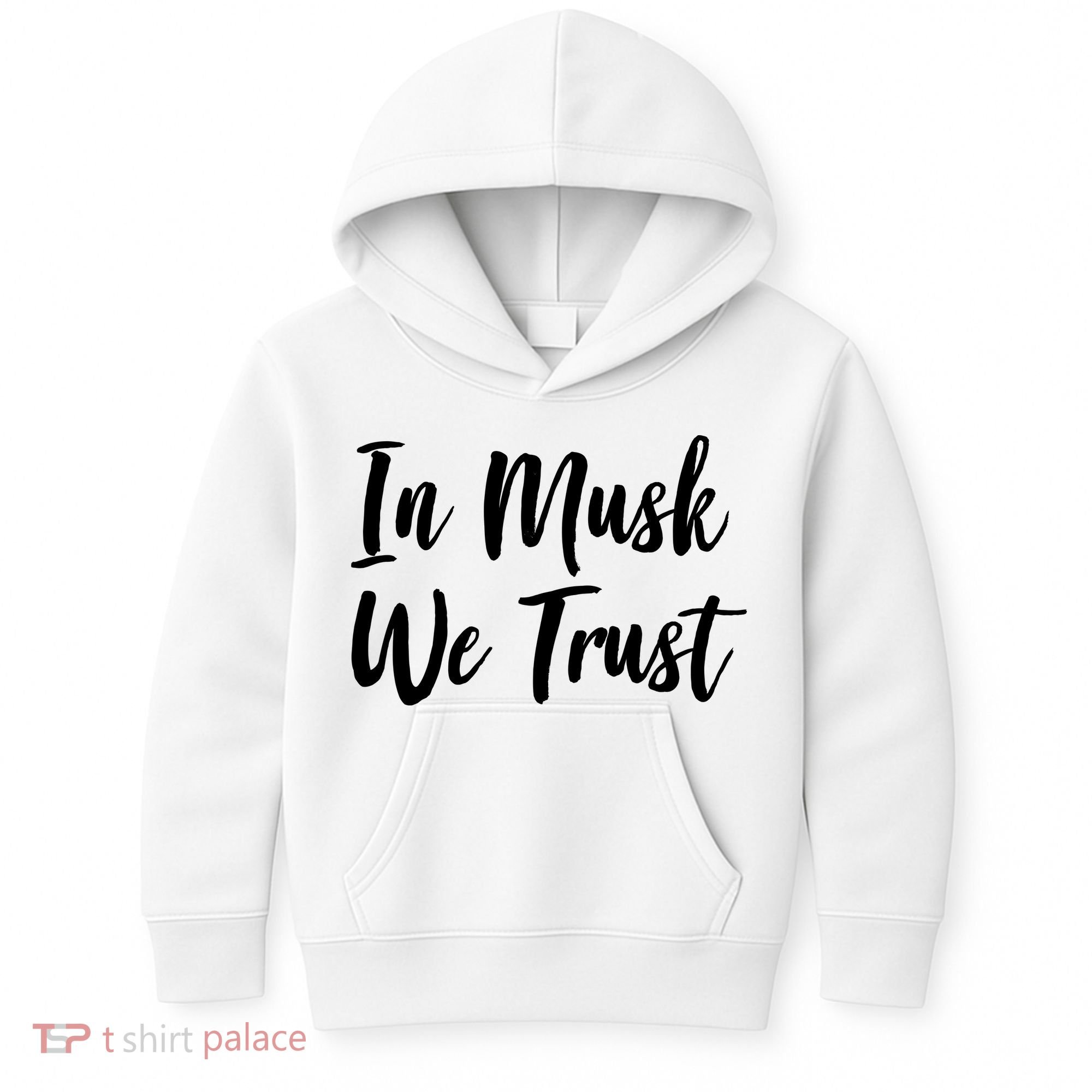 In Musk We Trust Elon Kids Hoodie