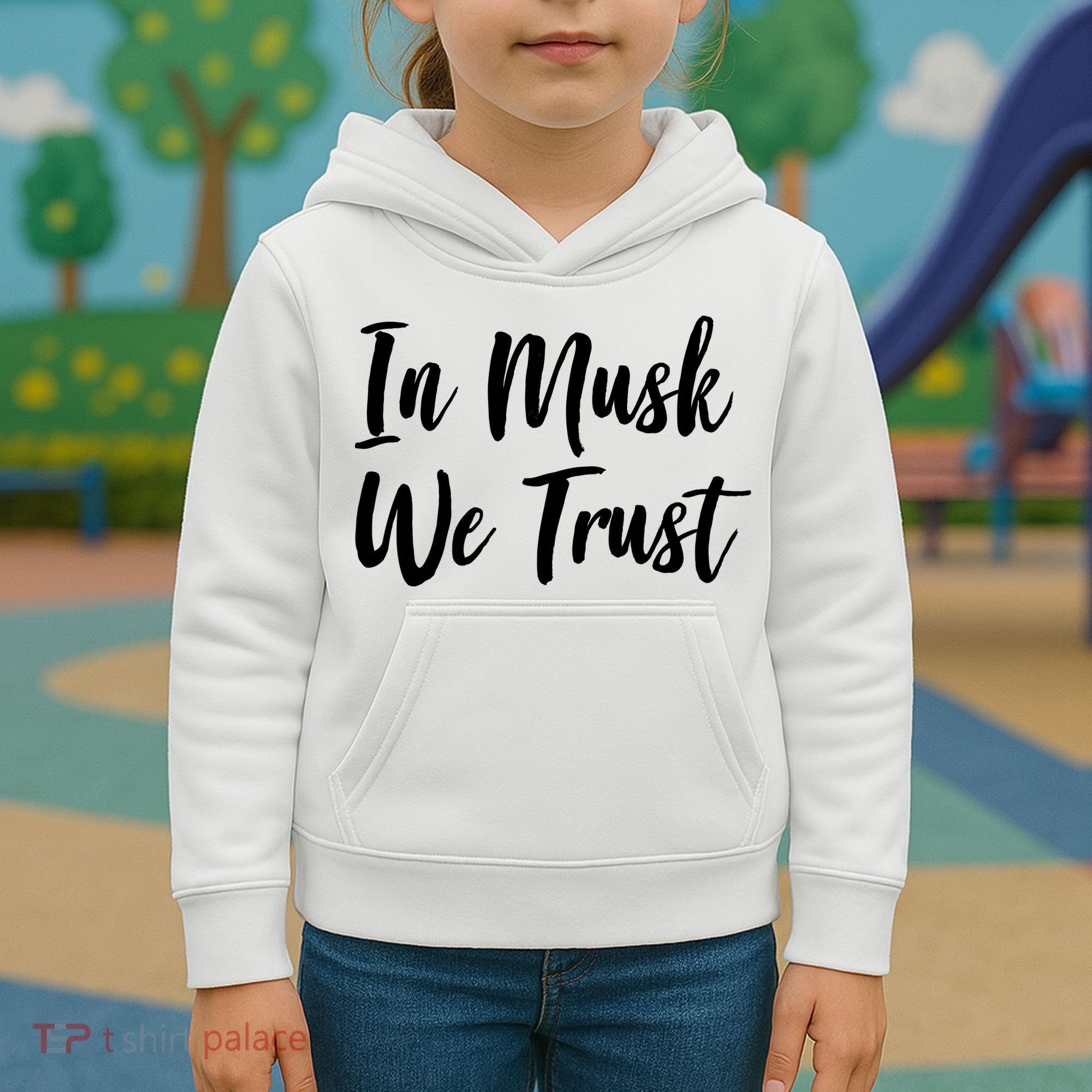 In Musk We Trust Elon Kids Hoodie