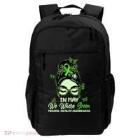 In May We Where Green Mental Health Awareness Backpack thumb 0