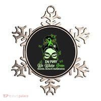 In May We Where Green Mental Health Awareness Ornament thumb 0