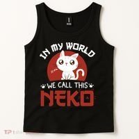 In My World We Call This Neko Tank Top thumb 2