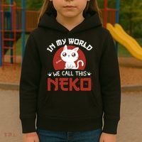 In My World We Call This Neko Kids Hoodie thumb 3