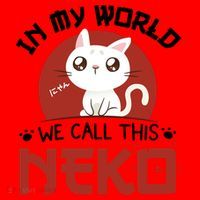 In My World We Call This Neko Santa Hat thumb 1