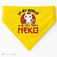 In My World We Call This Neko USA-Made Doggie Bandana thumb 0