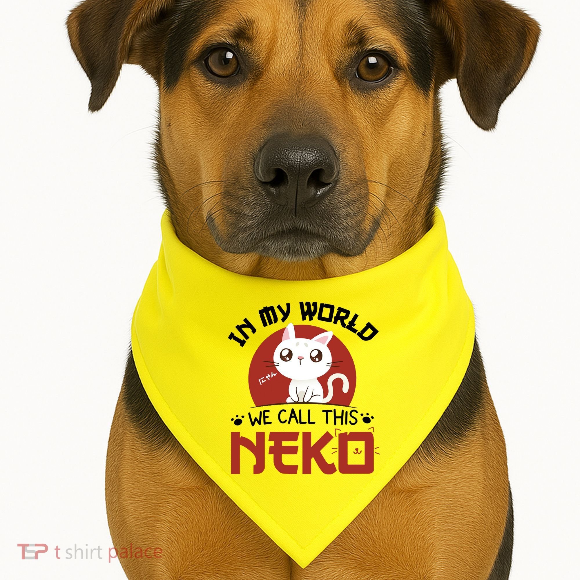 In My World We Call This Neko USA-Made Doggie Bandana