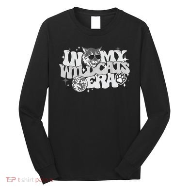 In My Wildcat Era Back To School Mascot Spirit Game Long Sleeve Shirt