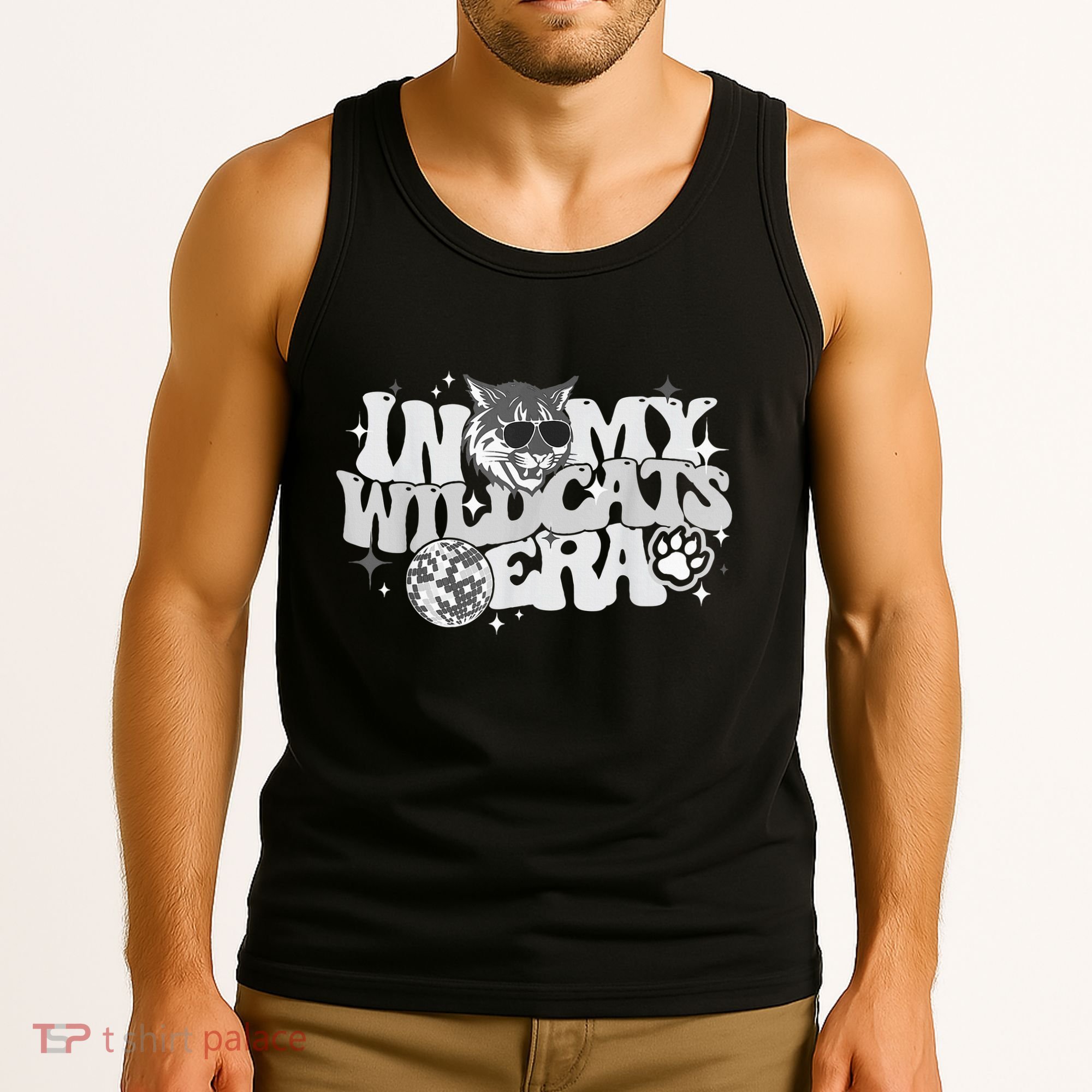 In My Wildcat Era Back To School Mascot Spirit Game Tank Top