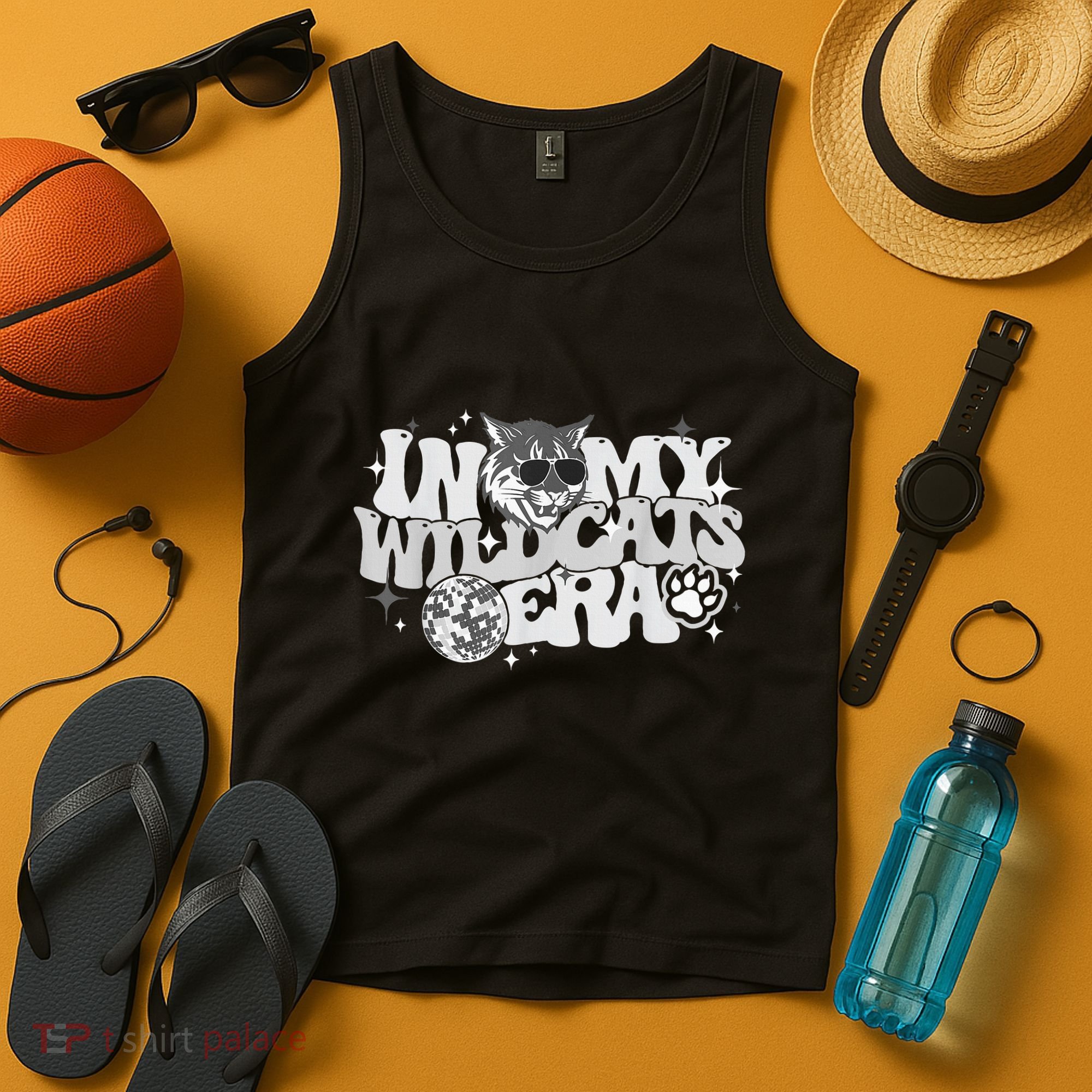 In My Wildcat Era Back To School Mascot Spirit Game Tank Top