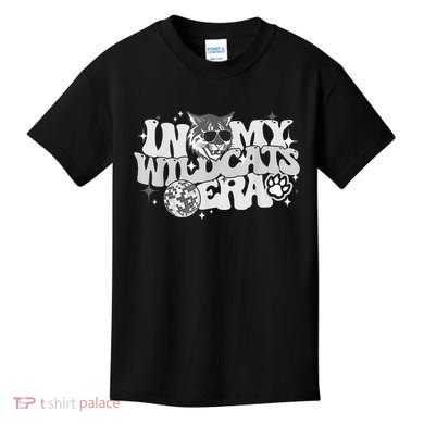 In My Wildcat Era Back To School Mascot Spirit Game Kids T-Shirt