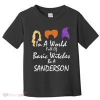 In A World Full Of Basic Witches Be A Sanderson Toddler T-Shirt thumb 0