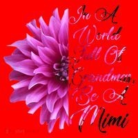 In A World Full of Grandmas Be A Mimi Santa Hat thumb 1