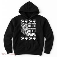 In A World Full Of Grandpas Be A Papa Bear Hoodie thumb 0